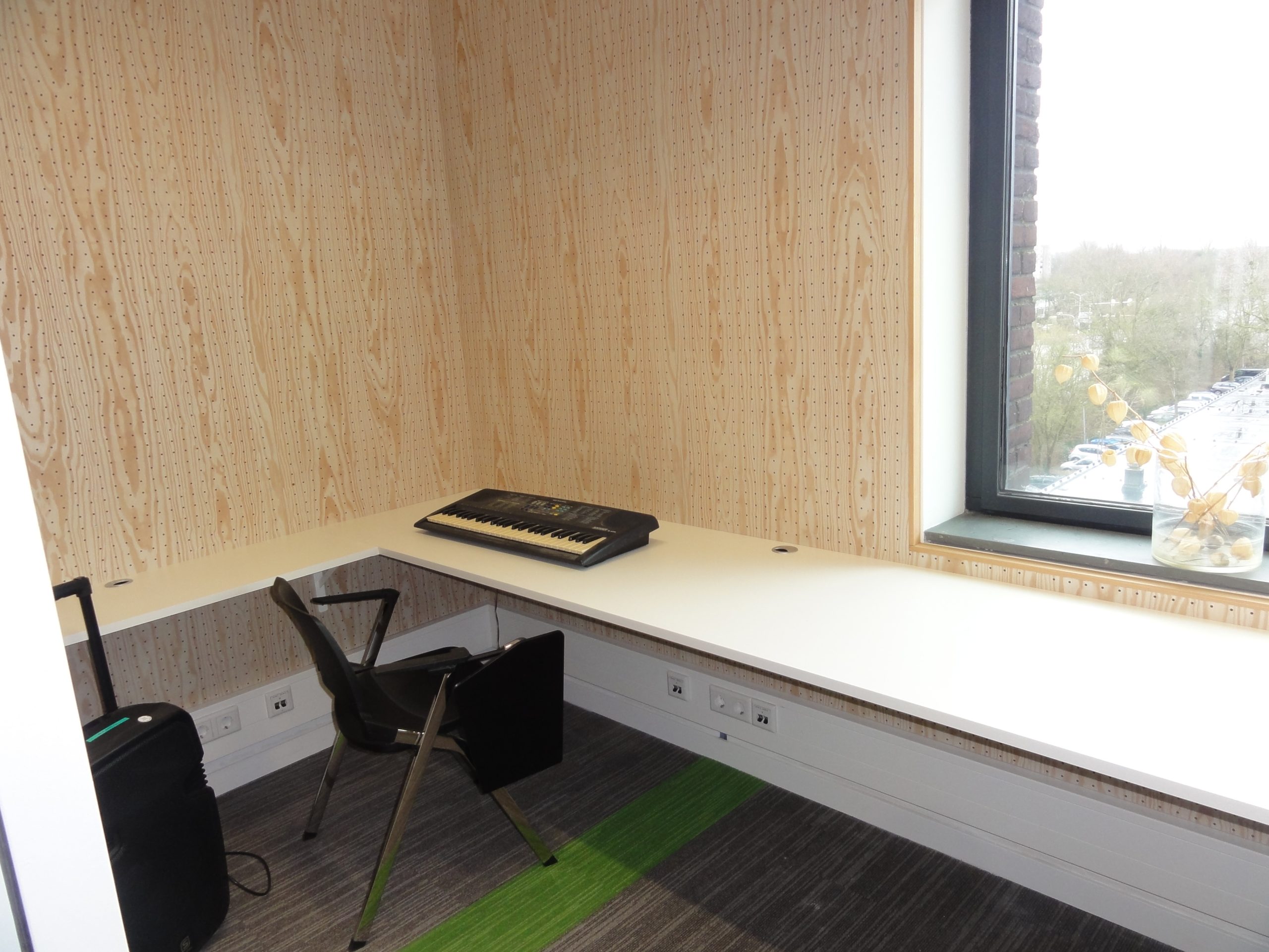Binnenkant Geluidsstudio InHolland